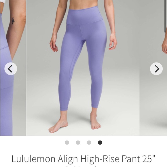 EUC align 25" dark lavender size 4 lululemon - Picture 11 of 12